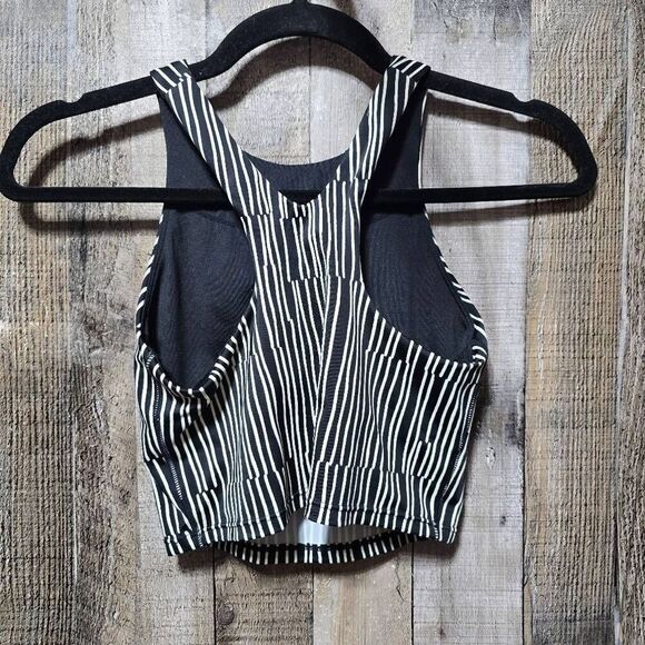 Athleta Conscious Crop Printed Bikini Top - Picture 3 of 5